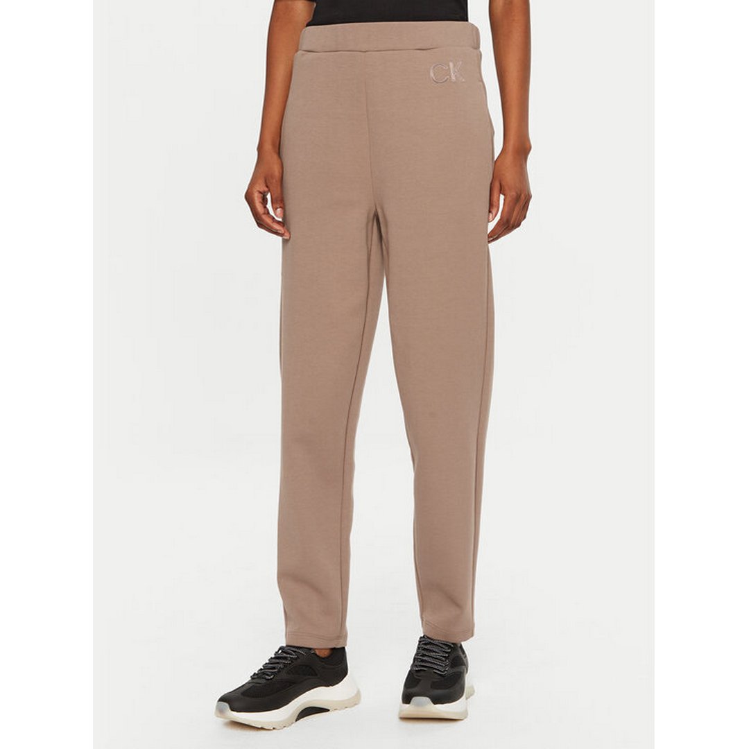 Satin Ck Tailored Sweatpant Brownie / L