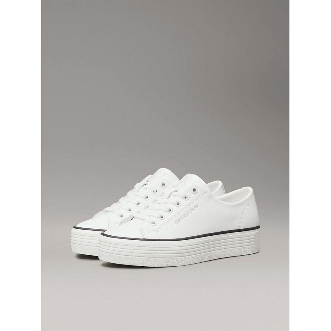 Bold Vulc Flatf Low Lth In Bright White/Black / 42