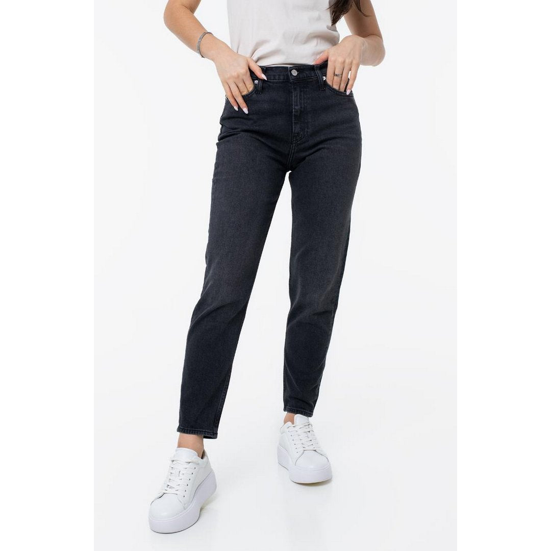 Mom Jean Denim Black / 2827