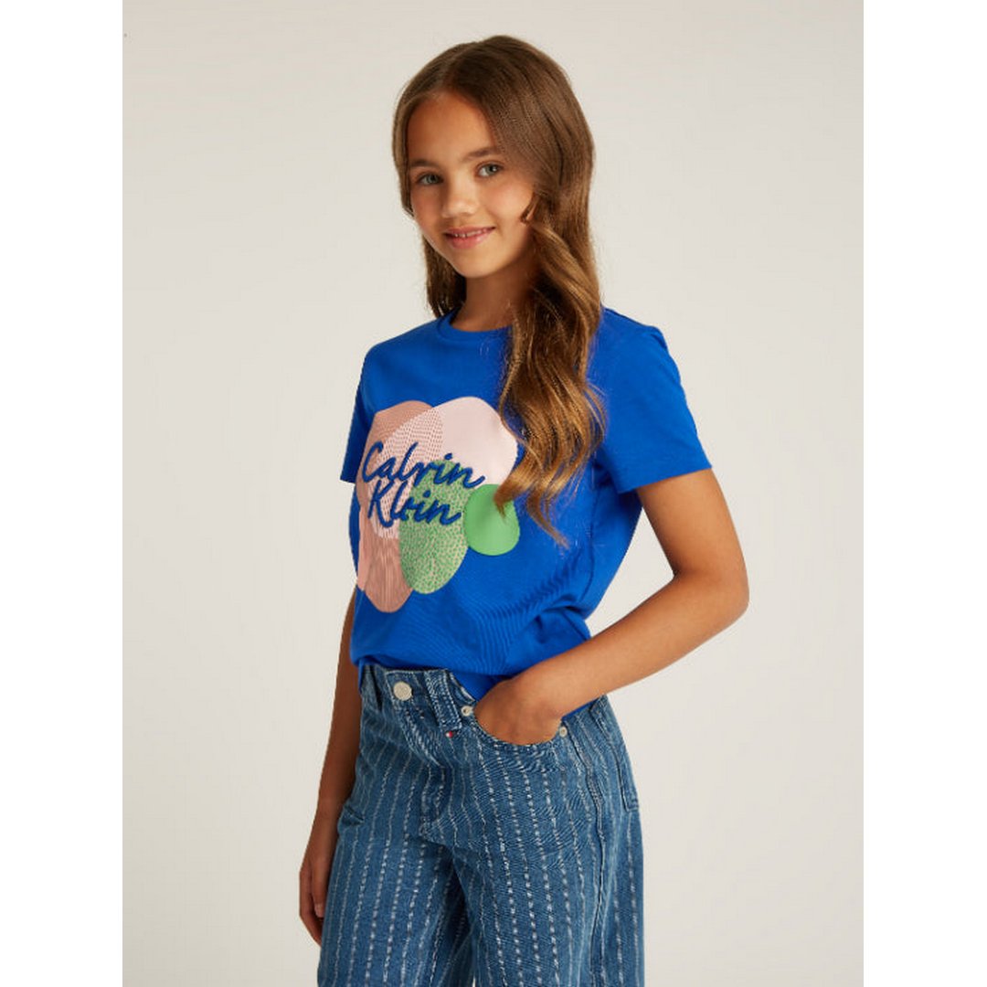 Multi Colour Graphic T-Shirt Ultra Blue / 10