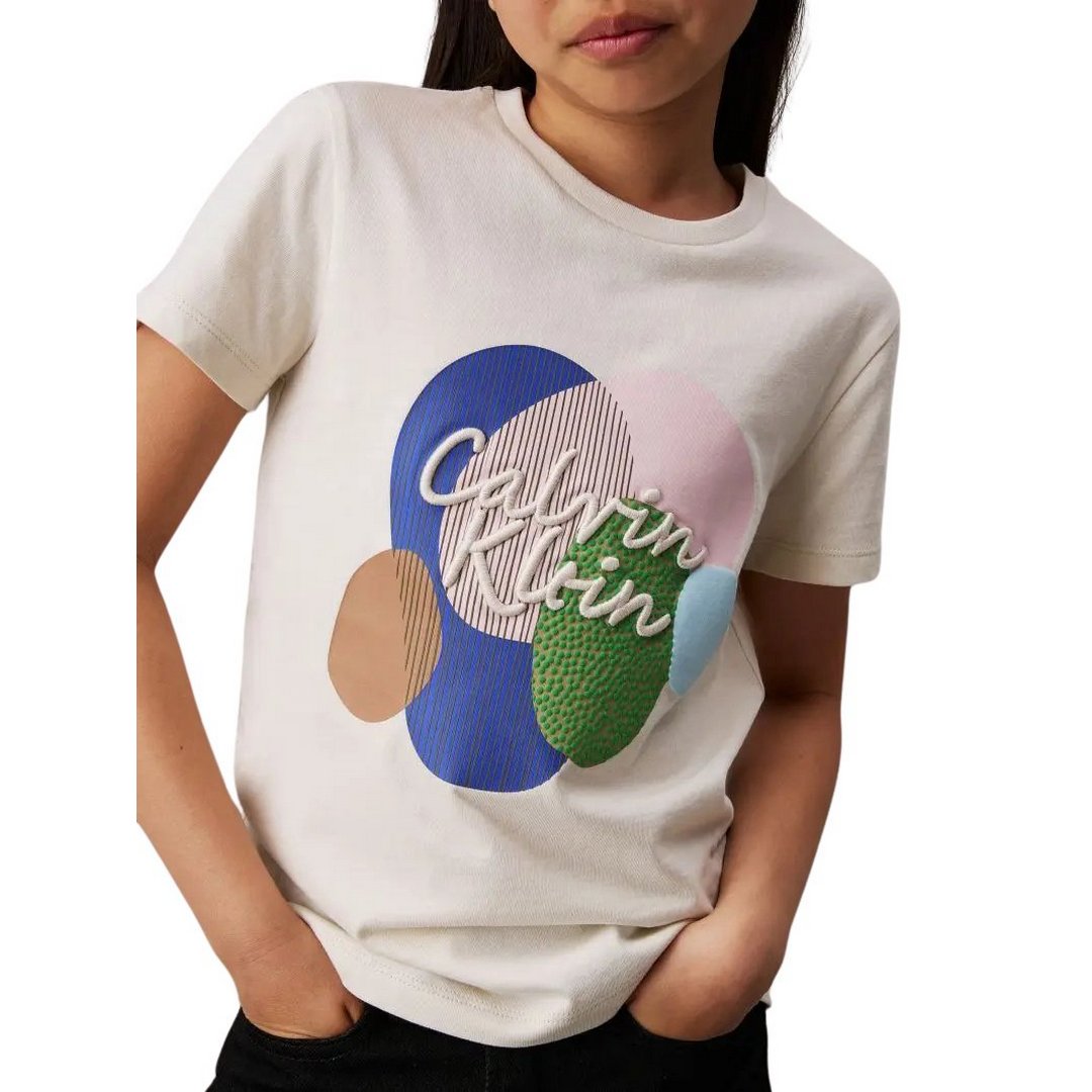Multi Colour Graphic T-Shirt Turtledove / 10
