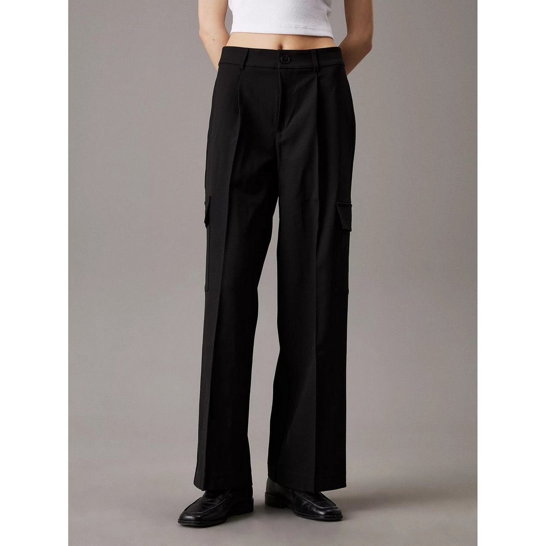 Relaxed Leg Tailored Pant Ck Black / NI30