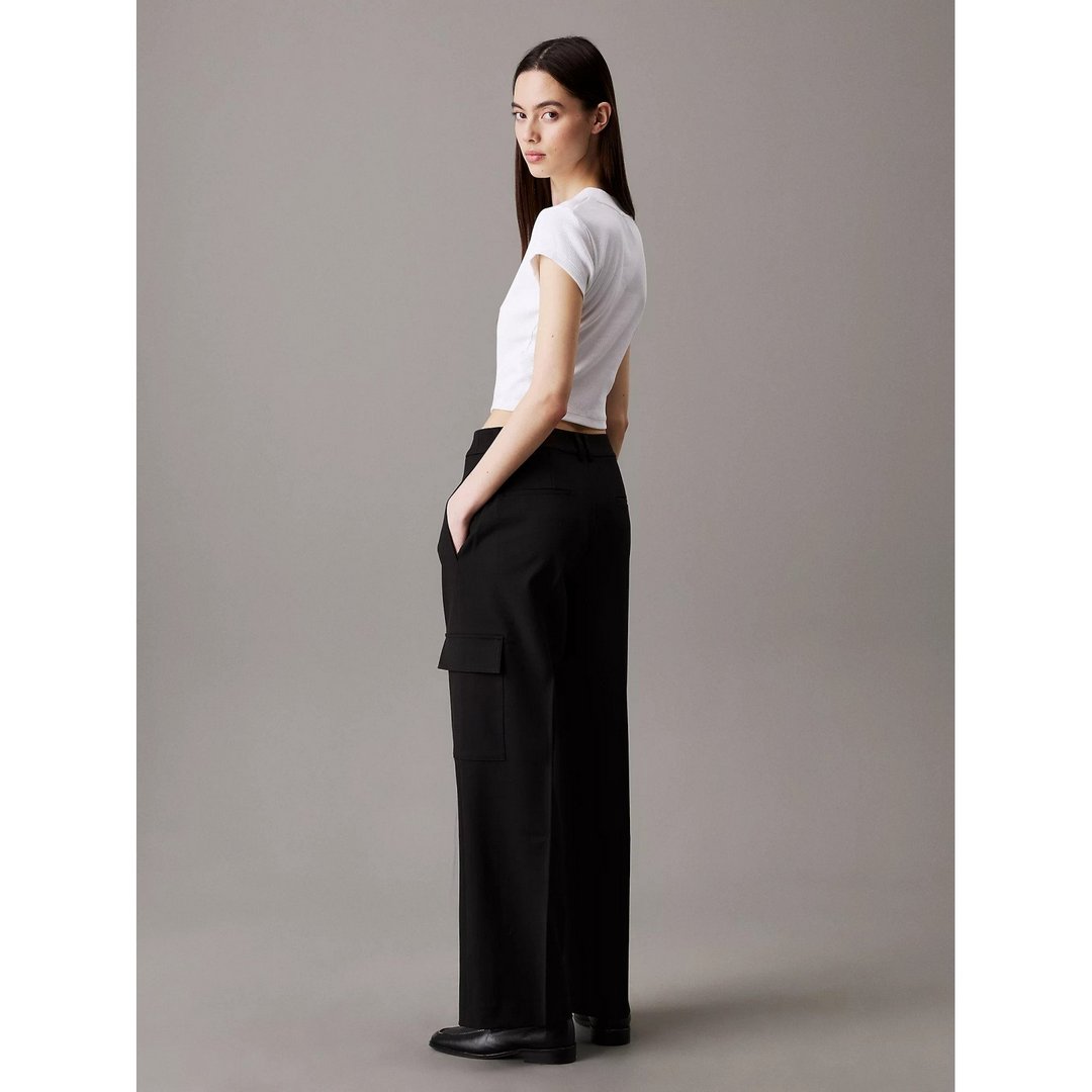 Relaxed Leg Tailored Pant Ck Black / NI30
