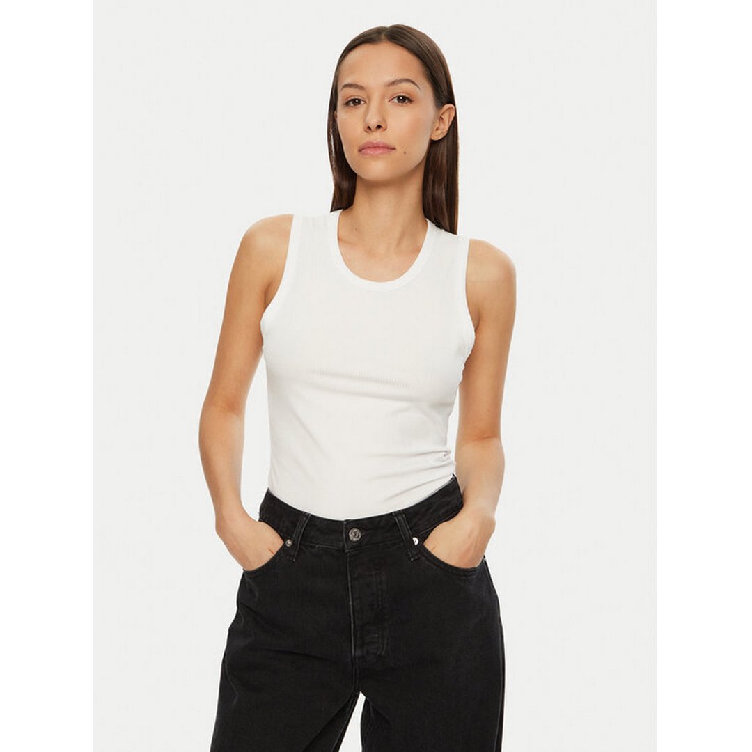 Modal Rib C-Nk Tank Bright White / L