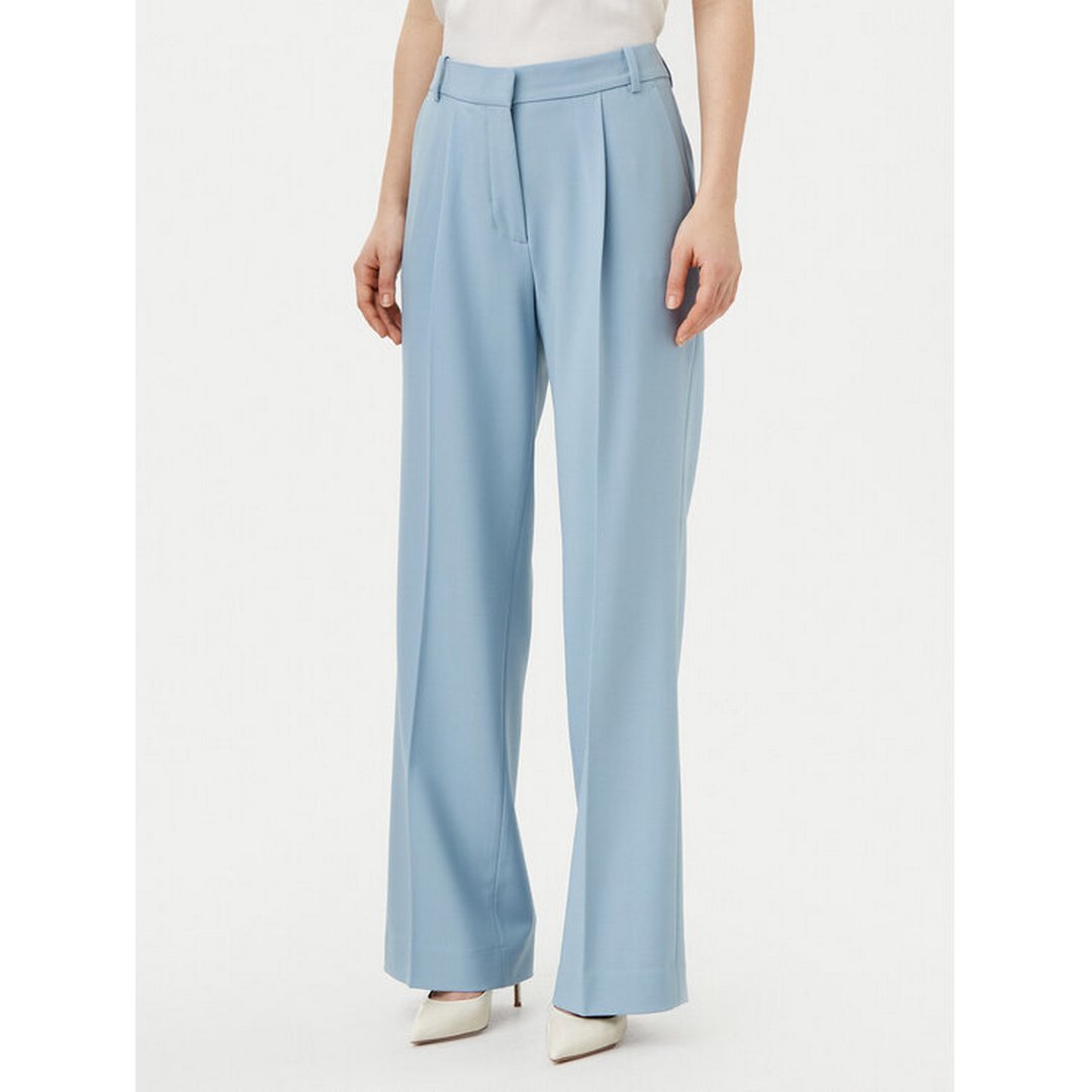 Stretch Wool Wide Leg Pant Arona / 42
