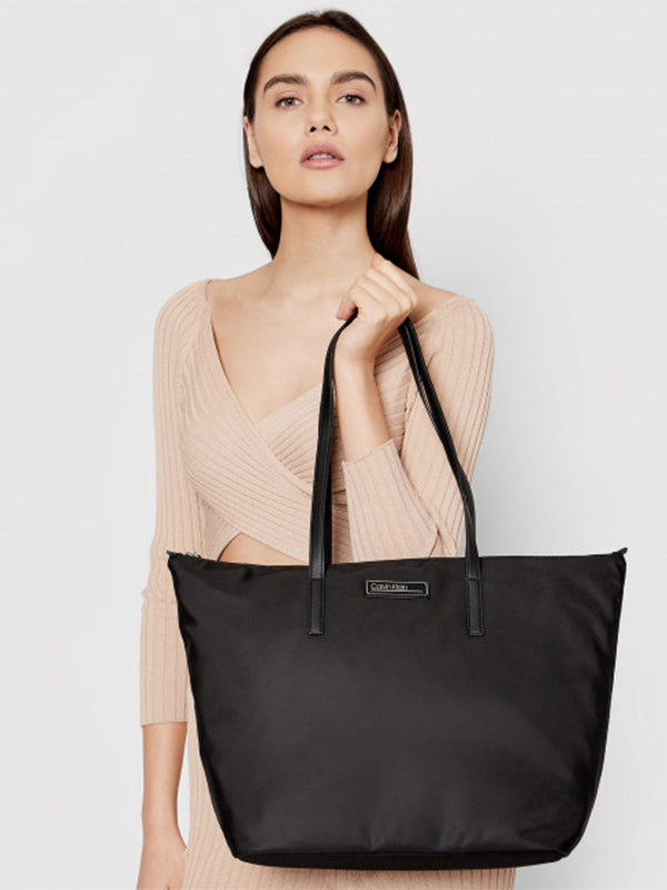 Shopper Md W/Zip Ck Black / OS