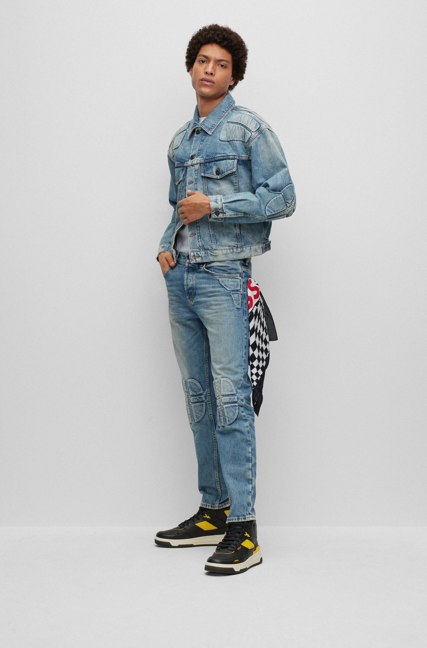 BOSS Regular Fit Denim - Troy Biker BC