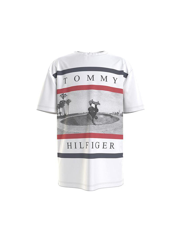 Photo Print Tee S/S White / 10