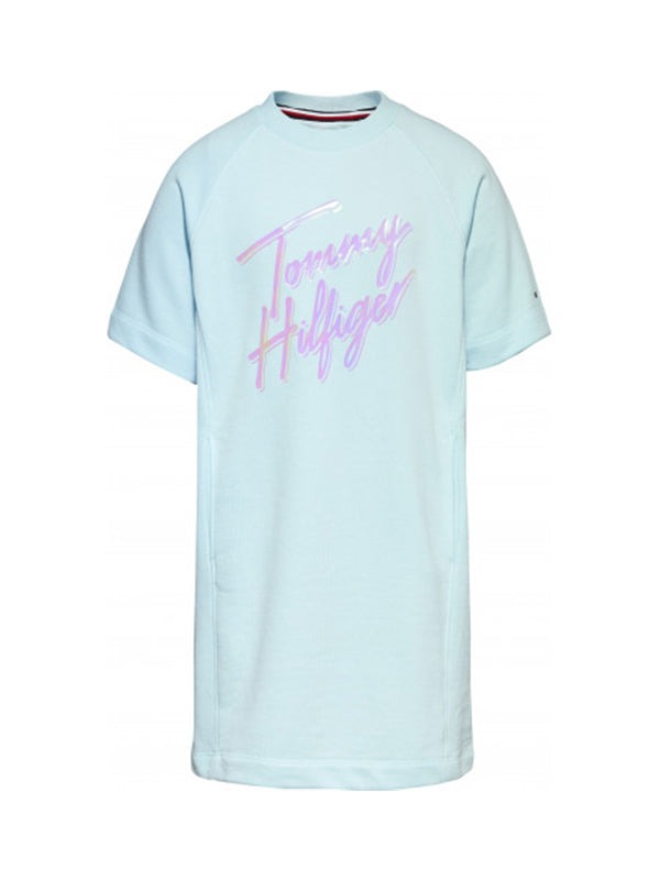 Script Print Sweat D Frost Blue / 10