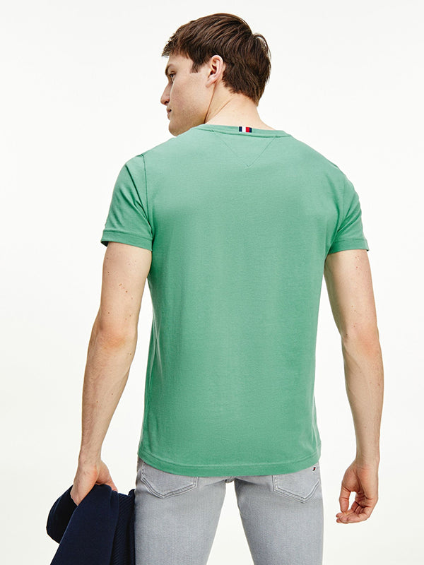 Applique Nylon Tee Glazed Green / L