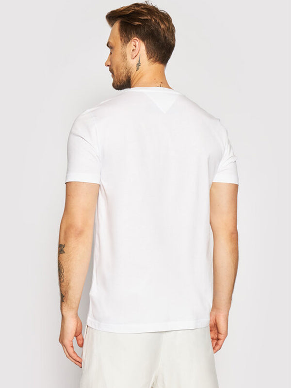 Palm Box Print Tee White / L