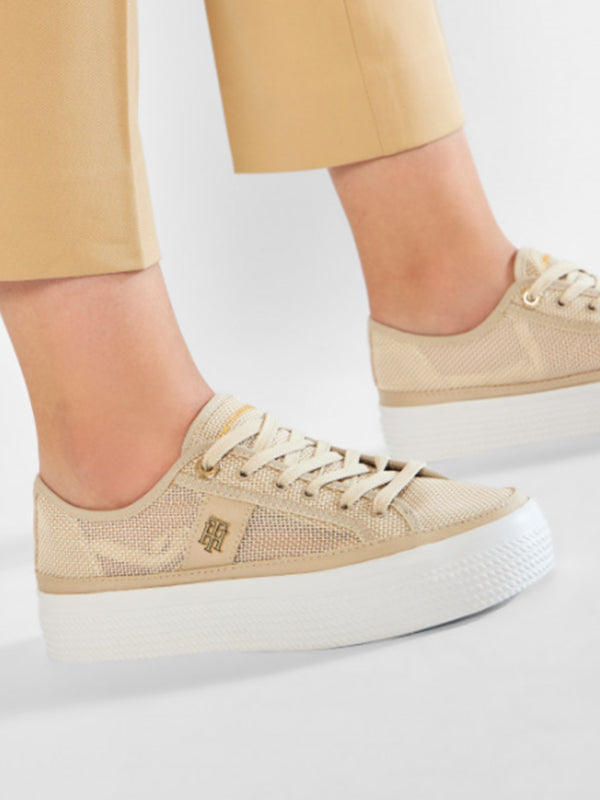 Th Mesh Vulc Sneaker Classic Beige / 36