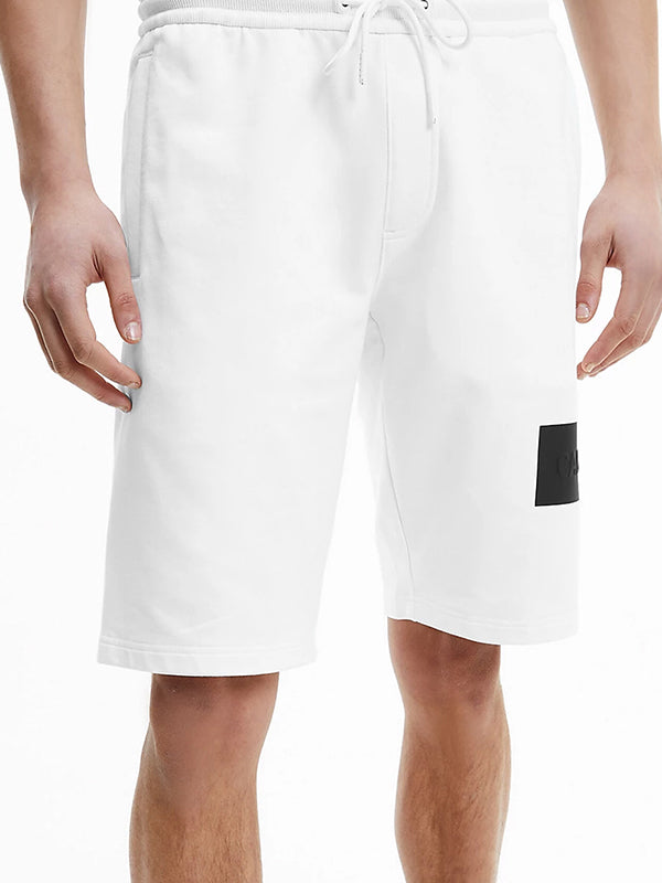 Blocking Logo Short Bright White / L