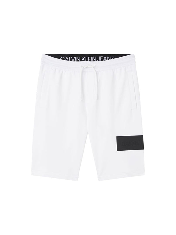 Blocking Logo Short Bright White / L