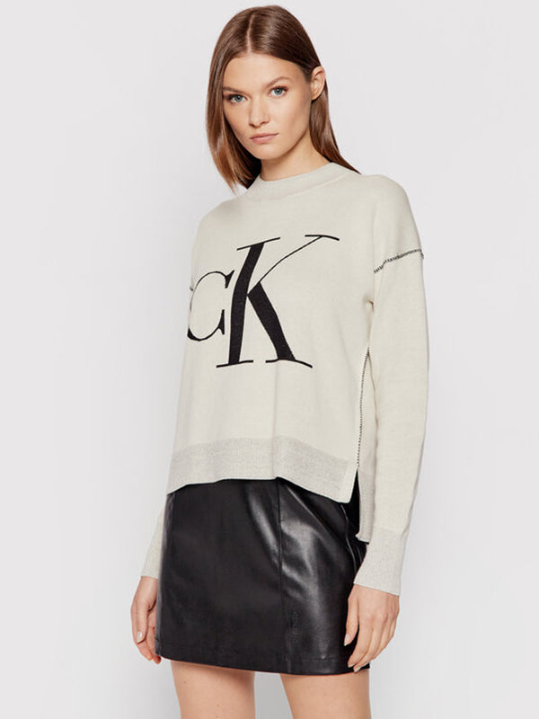 Ck Loose Sweater Muslin / L