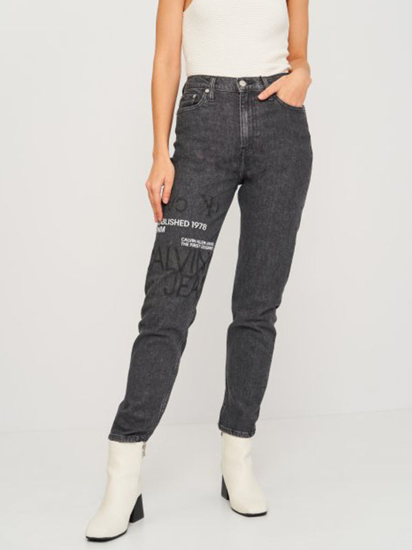 Mom Jean Denim Black / NI30