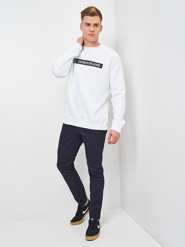 Institutional Logo B Bright White / L