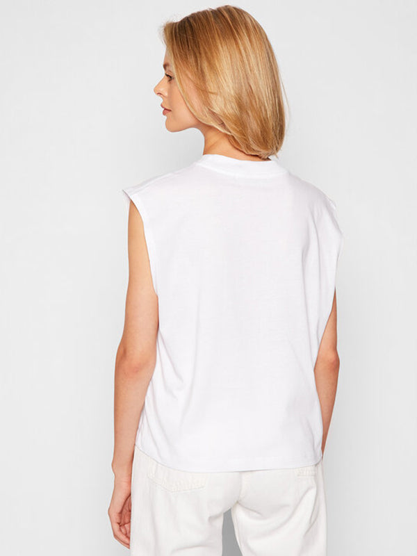 Gradient Badge Muscl Bright White / L