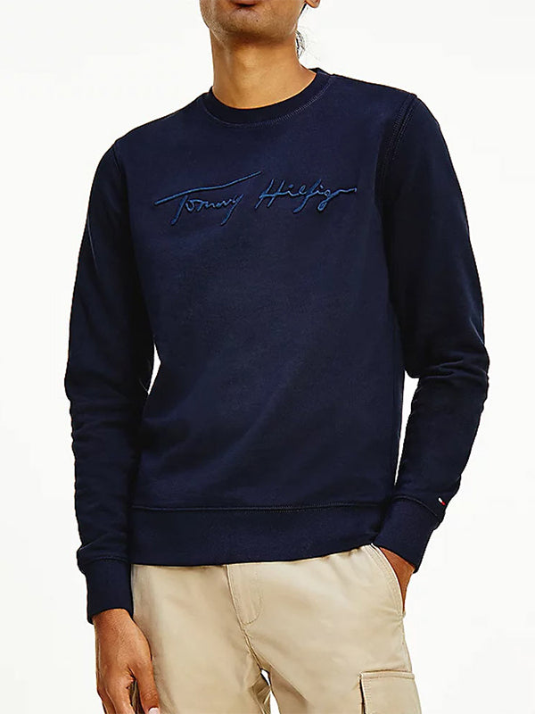 Signature Crewneck Desert Sky / L