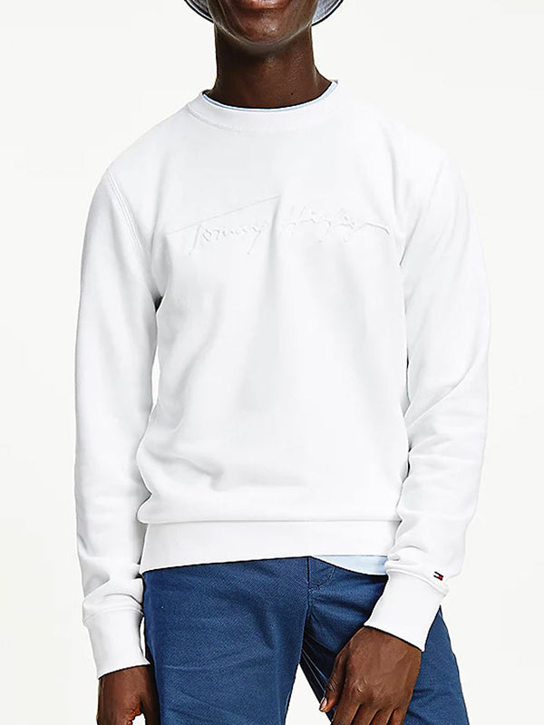 Signature Crewneck White / L