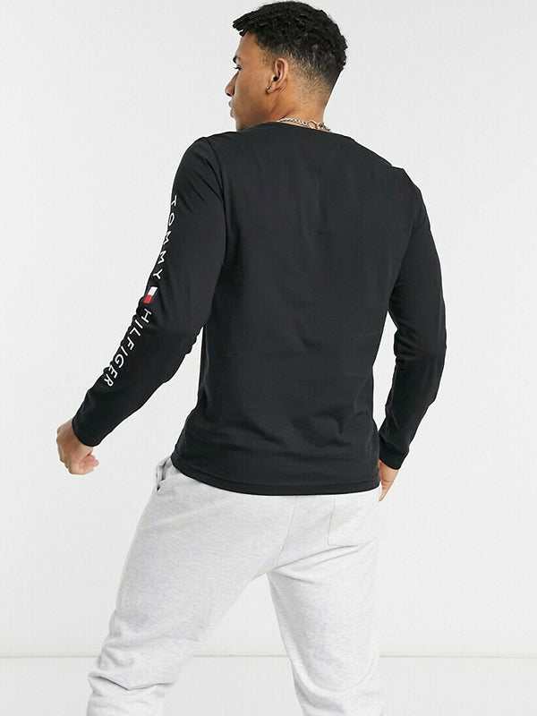 Tommy Logo Long Slee Black / L