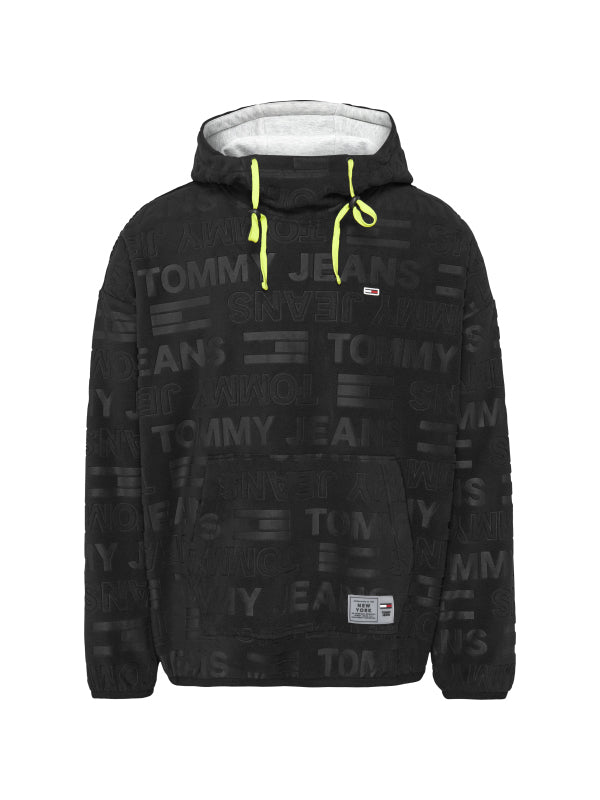 Tjm Aop Half Zip Hoo Black / L