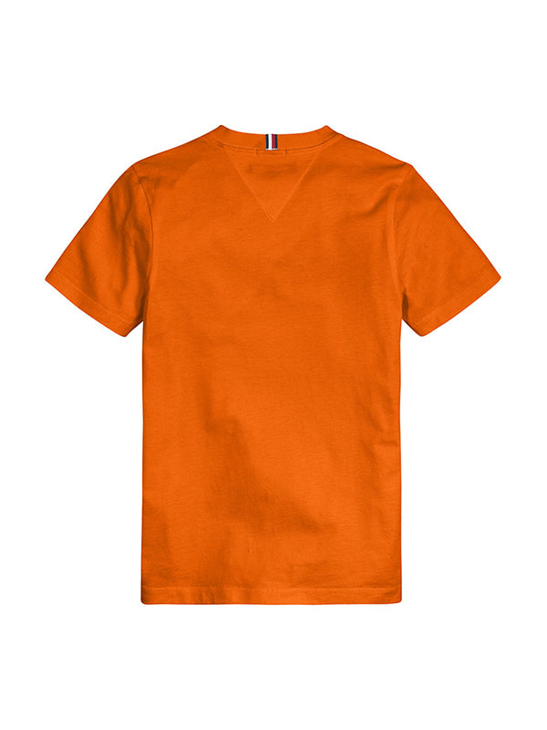 Flag Rib Insert Tee Magnetic Orange / 10