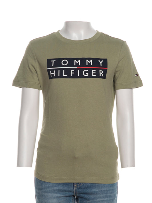 Logo Tee S/S Spring Olive / 10