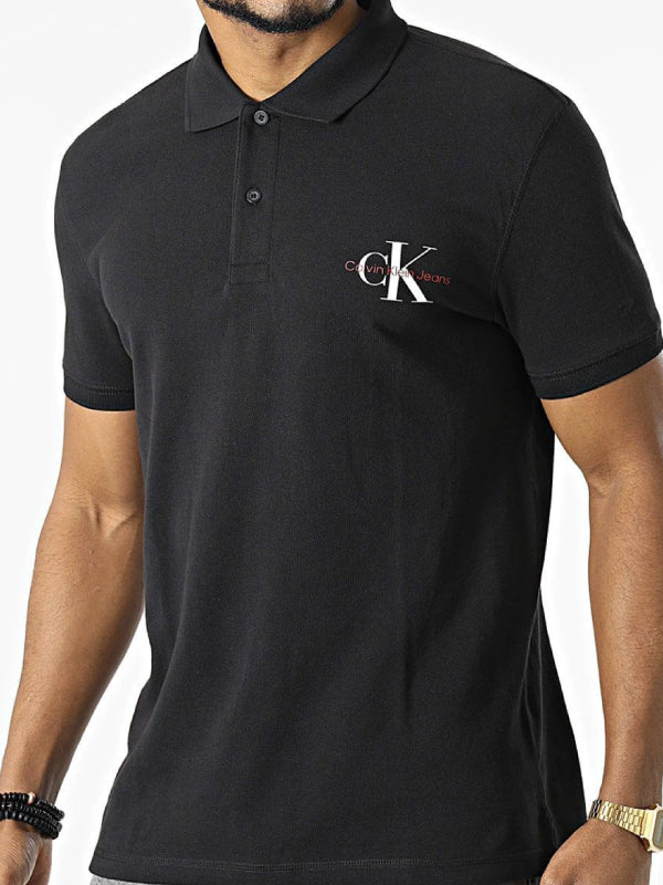 Monogram Logo Polo Ck Black / L