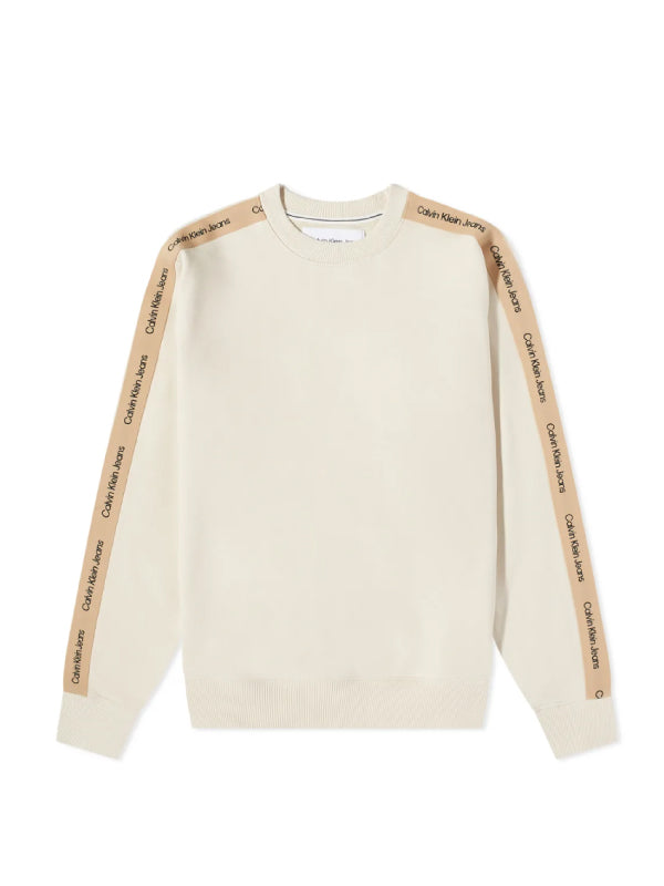 Contrast Tape Crew N Eggshell / L