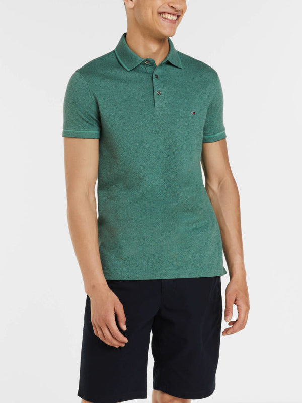 Mouline Tipped Slim Central Green / L