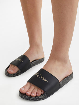 Tommy Metallic Pool Black / 42