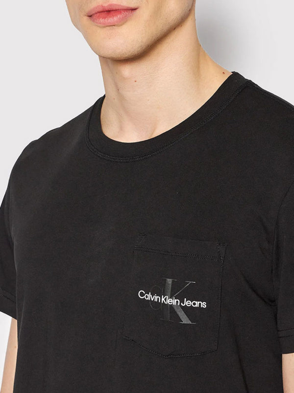 Monogram Logo Pocket Ck Black / L