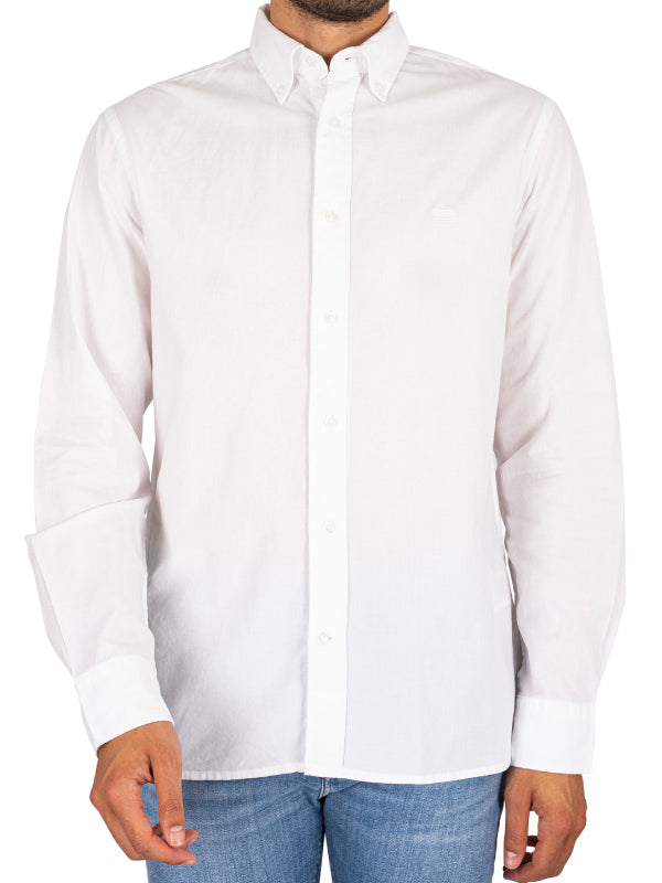 Natural Soft Poplin Rf Shirt Optic White / L