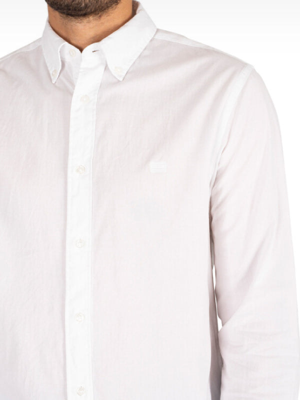 Natural Soft Poplin Rf Shirt Optic White / L