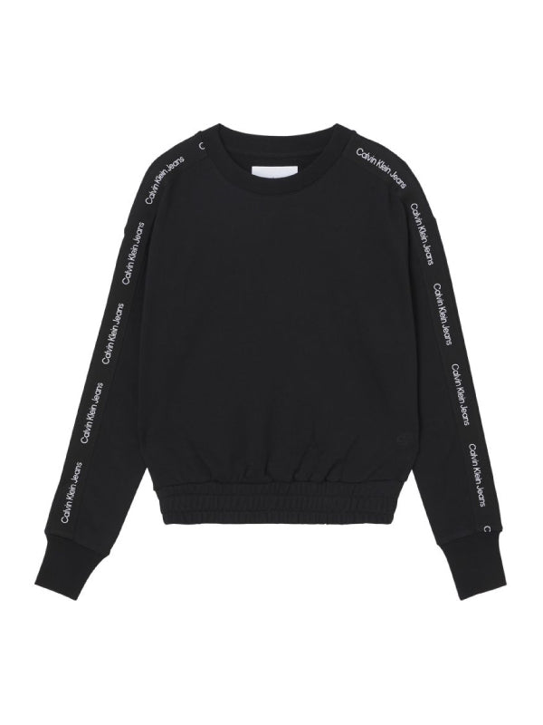 Logo Tape Crew Neck Ck Black / L