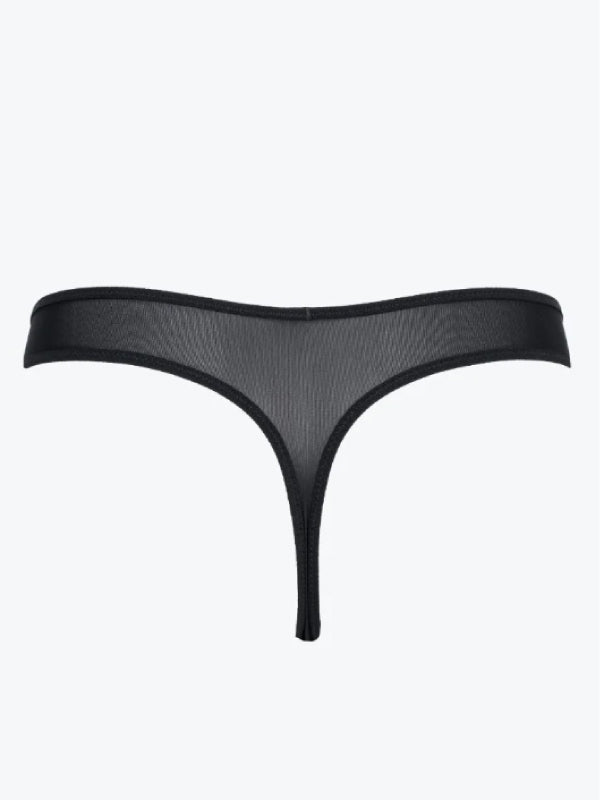 THONG BLACK / L