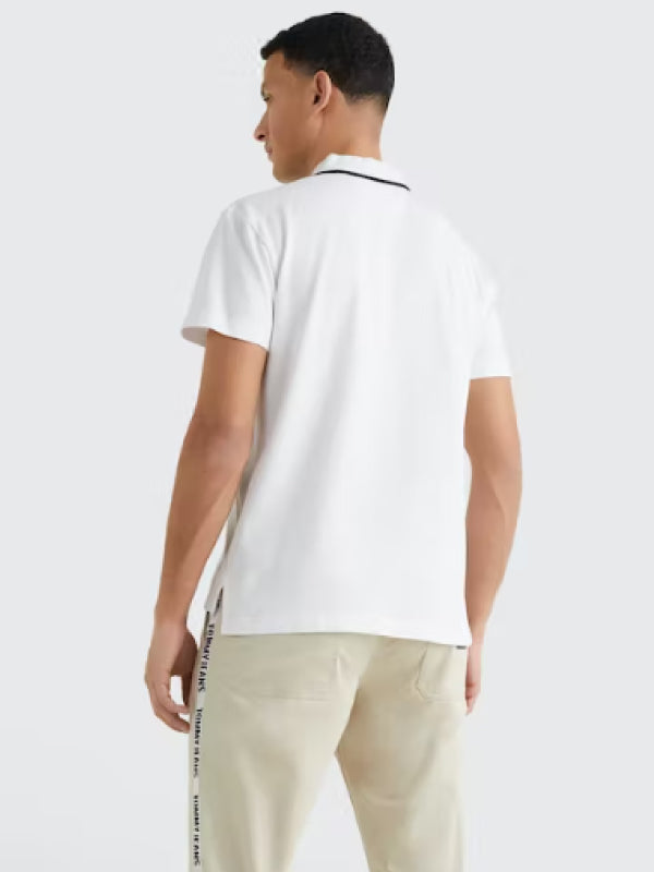 Tjm Chest Tape Polo White / L