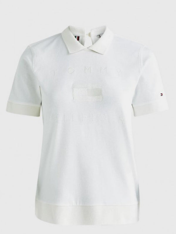 Reg Natural Dye C-Nk Polo Ss Ecru / L