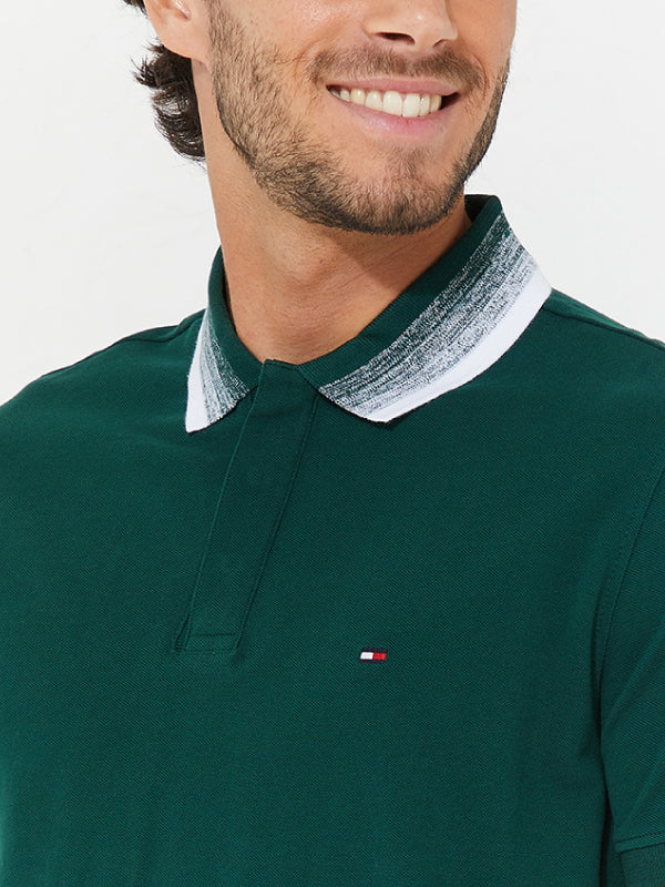 Wcc Mouline Collar Regular Polo Hunter / L