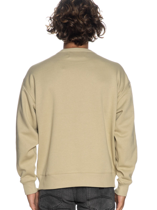 High Shine Ck Instit Crew Neck Wheat Fields / L