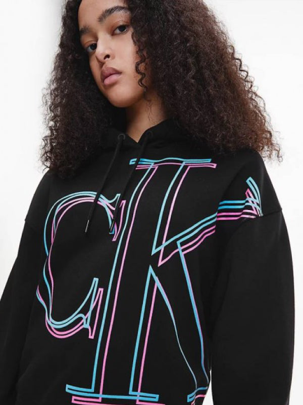 Illuminated Ck Hoodie Ck Black / L