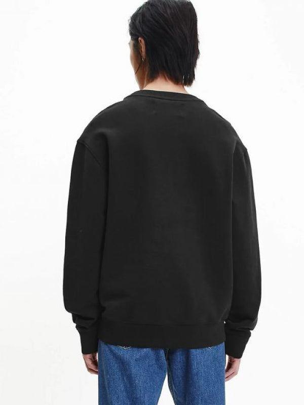 Stacked Logo Crew Neck Ck Black / L