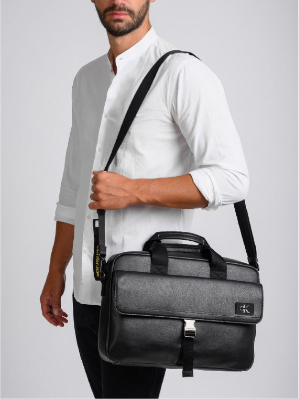 Tagged Laptop Bag39 Black / OS