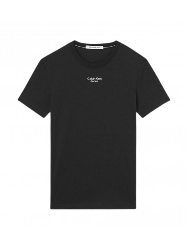 STACKED LOGO TEE Ck Black / XXXL