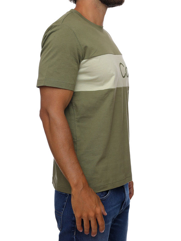 Institutional Blocking Tee Burnt Olive / L