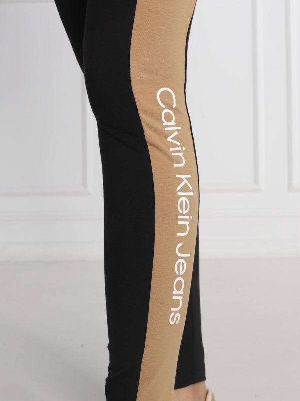 Color Blocking Leggings Ck Black/ Timeless Camel / L