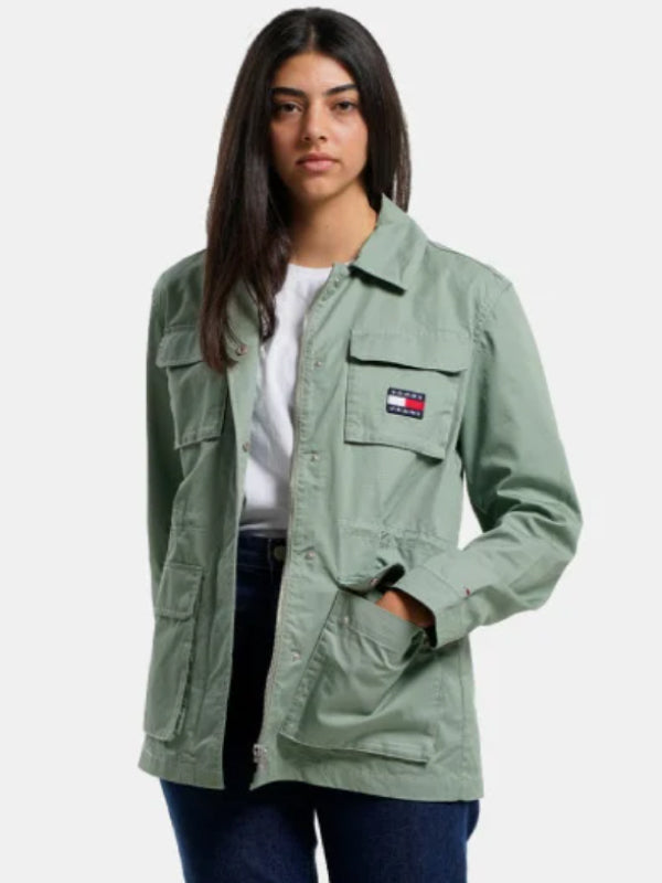 Tjw Multipocket Cotton Jacket Dusty Sage / L