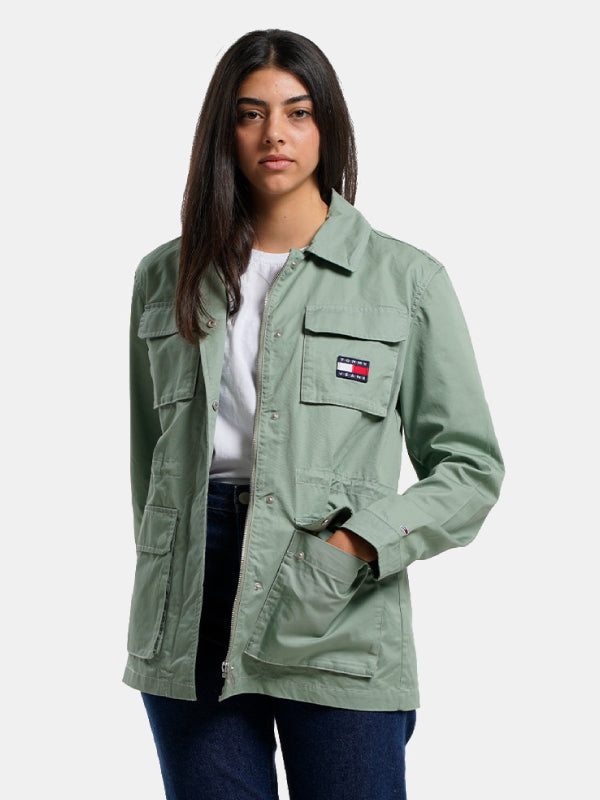 Tjw Multipocket Cotton Jacket Dusty Sage / L