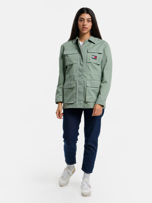 Tjw Multipocket Cotton Jacket Dusty Sage / L